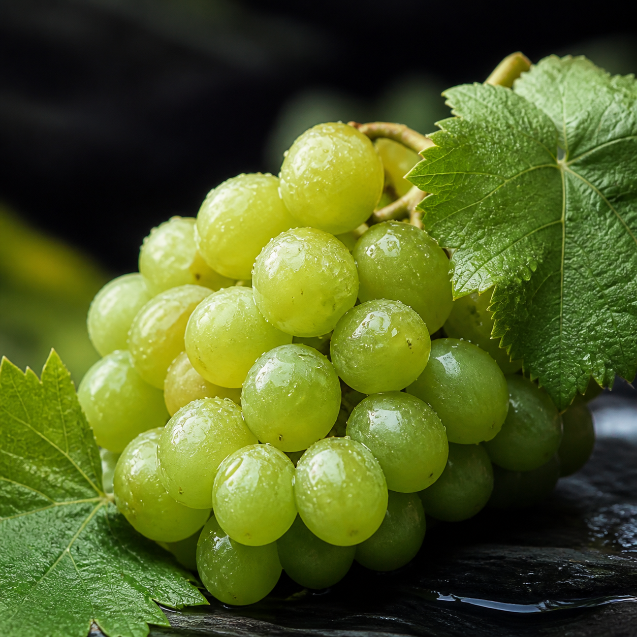 Uvas frescas seleccionadas para exportación